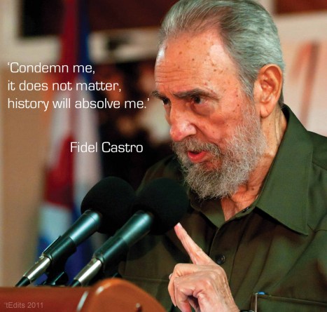 Foto: Fidel Castro, 'tEdits 2011, Toby Jagmohan,Flickr, http://www.flickr.com/photos/tedits/5888955648. Licencja: CC BY-ND 2.0, http://creativecommons.org/licenses/by-nd/2.0/.